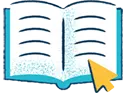 egy nyitott könyv rajza